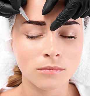 Microblading Eyebrow Process